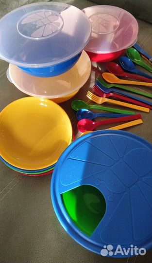 Набор посуды для похода пикника