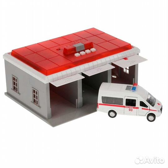 Игровой набор Медицинский пункт Технопарк garage