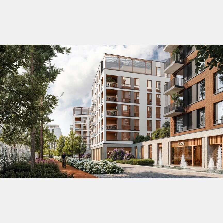 1-к. квартира, 52,2 м², 8/15 эт.