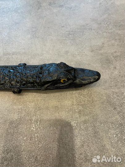 Ремень из кожи крокодила