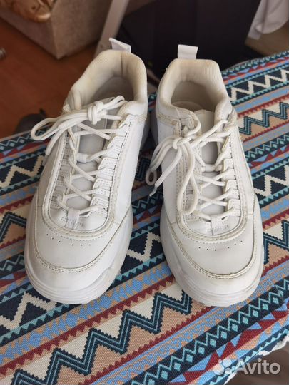 Кроссовки белые для деворчки 38 размер бу