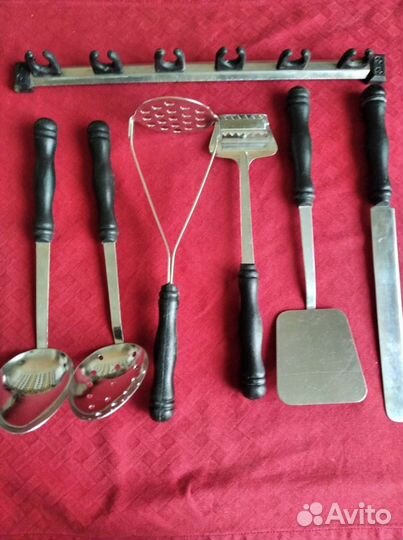 Набор кухонный 7 предметный,новый,из нерж стали