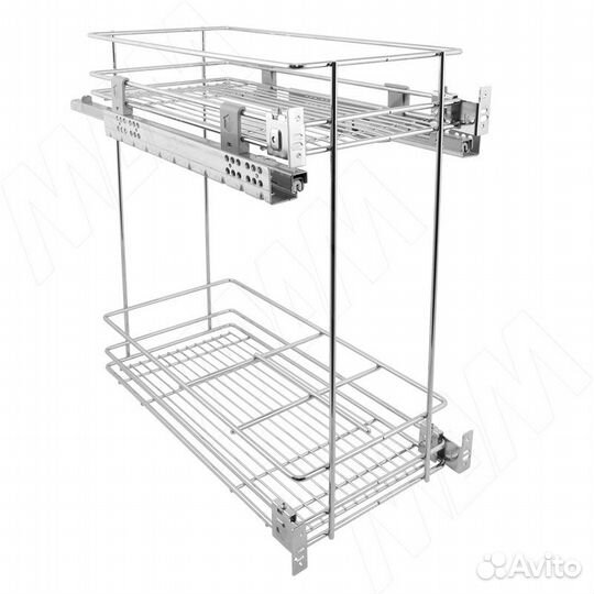 Partner Двухуровневая корзина 450 мм, направляющие