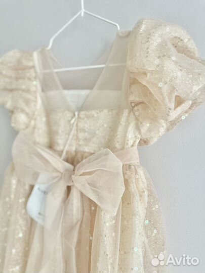 Платье новогоднее на утренник для девочки 98 110