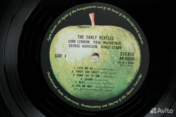 Beatles The Early Beatles 1974 - japan - NM