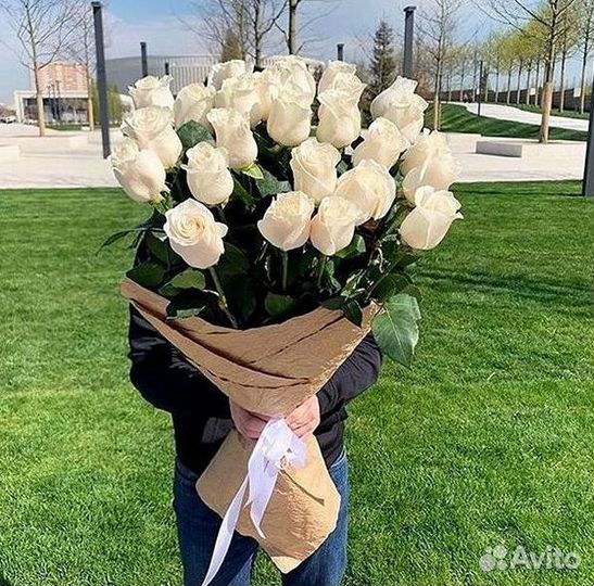 Розы высокие Доставка цветов