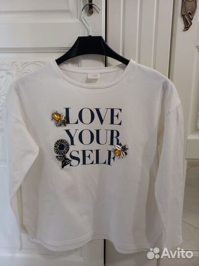 Лонгслив для девочки детский zara