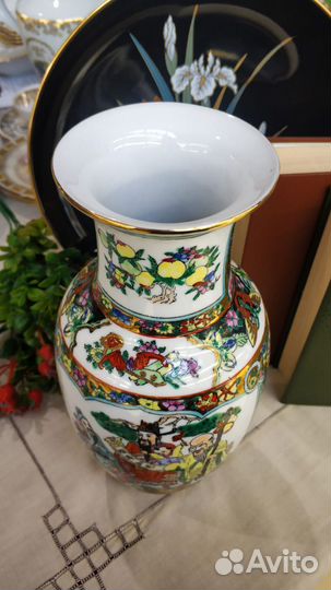 Старинная ваза, Китай, фарфор