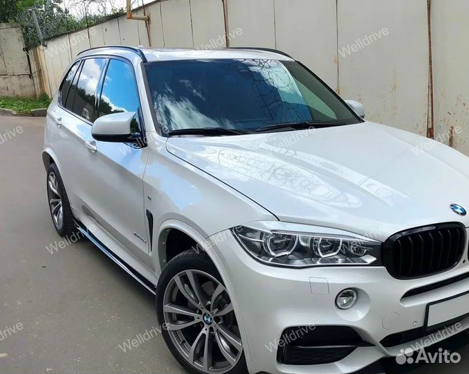 Крышки зеркал BMW X5 F15 белые