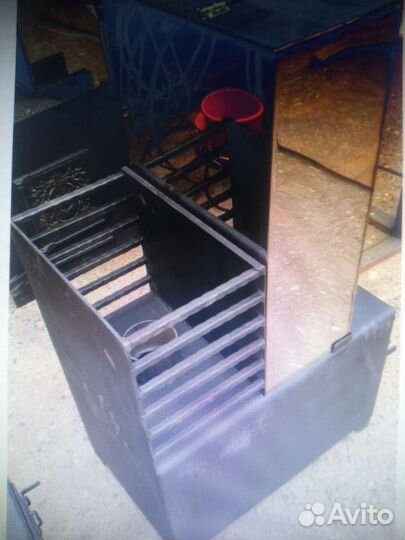 Печь для бани с баком