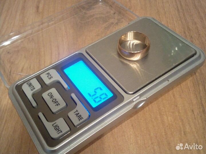 Кольцо золотое обручальное СССР