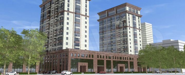 1-к. квартира, 57,5 м², 16/20 эт.