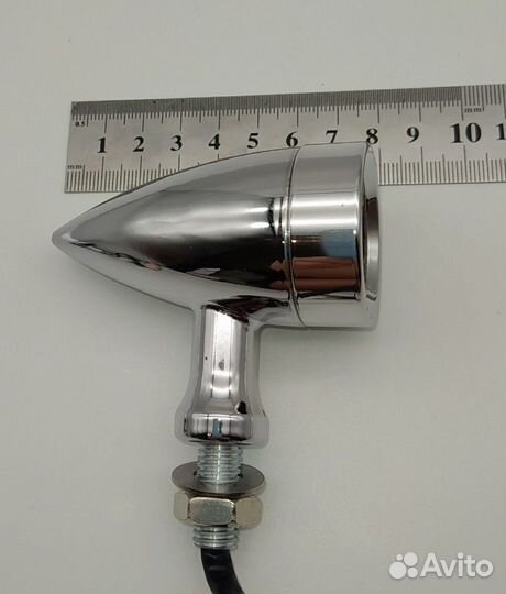 Поворотники хромированные LED