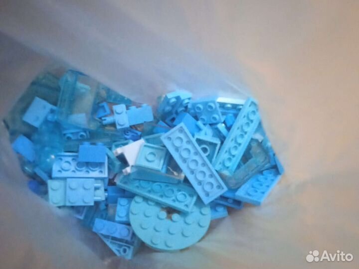 Лего голубой цвет 100 грамм