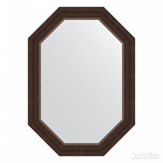 Зеркало Evoform Octagon BY 7065 51x71 палисандр