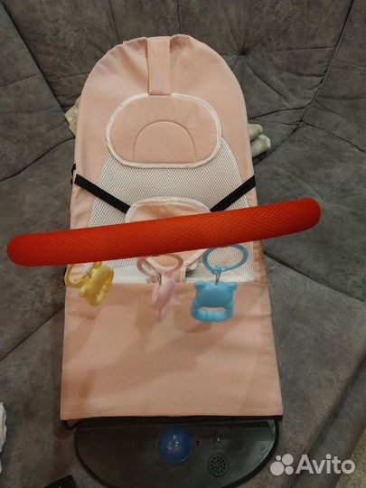 Шезлонг для новорожденных бу