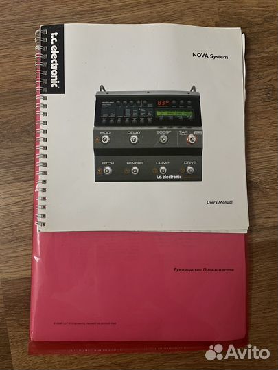 Гитарный процессор tc electronic nova system