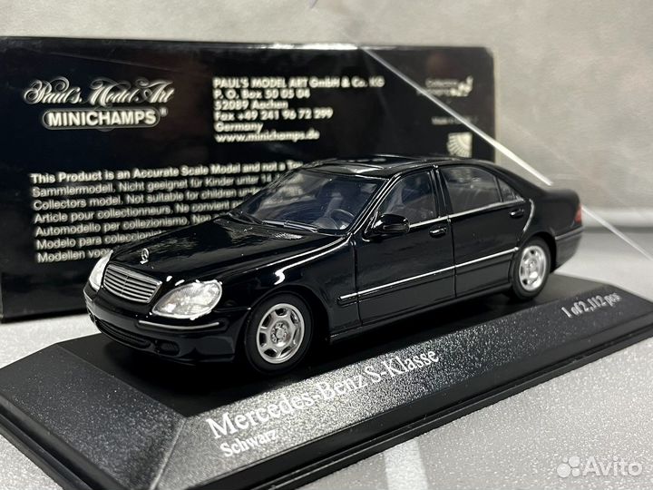 Модель Mercedes-benz S-class Minichamps 1:43