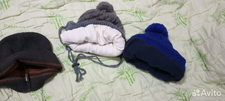 Шапки детские зима осень на 4-6лет