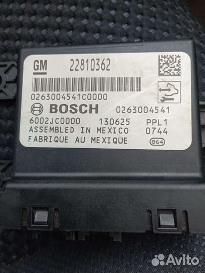 Блок управления парктрониками opel astra датчики