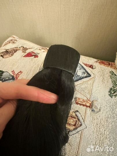 Шиньон хвост на резинке