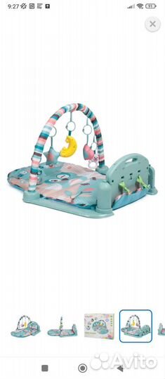 Развивающий коврик babyGo с пианино