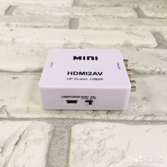 Конвертер переходник с hdmi на AV RCA