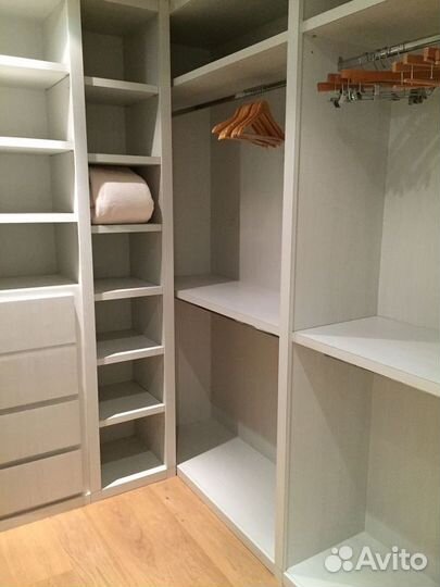 Гардеробная на заказ под ключ