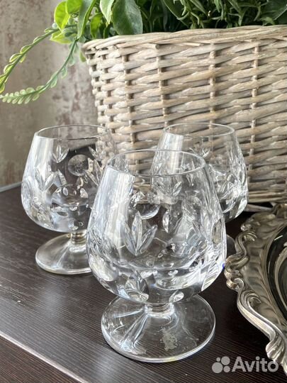 Хрустальные коньячные фужеры Германия