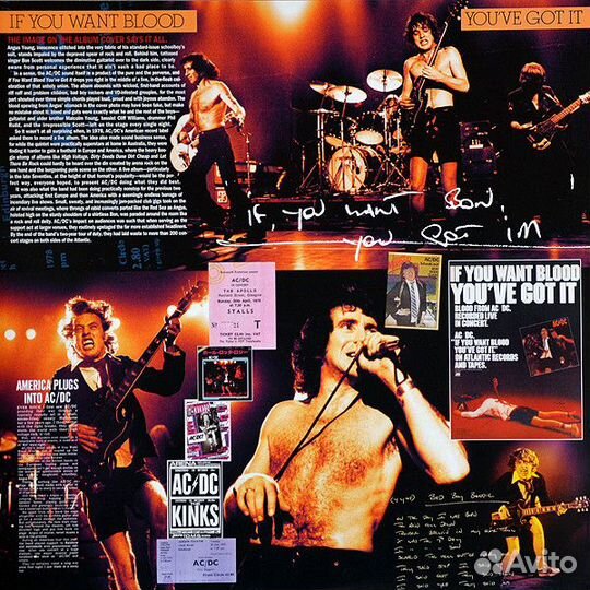 Виниловая пластинка AC/DC IF YOU want blood YOU'VE