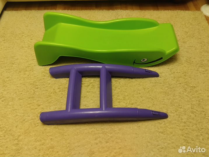 Детская горка пластиковая для дома бу