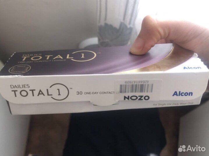 Линзы однодневные Alcon Dailies Total One -6.00