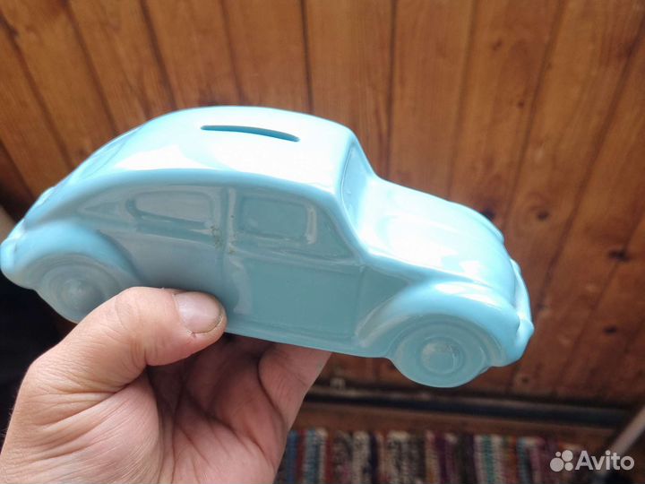 Копилка фарфор vw beetle