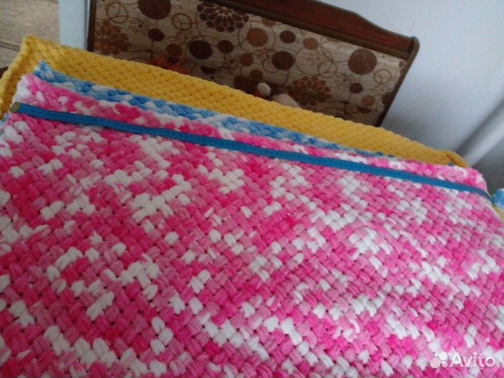 Плед детский вязаный ручная работа