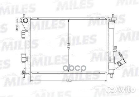Радиатор hyundai elantra/i30 /KIA ceed
