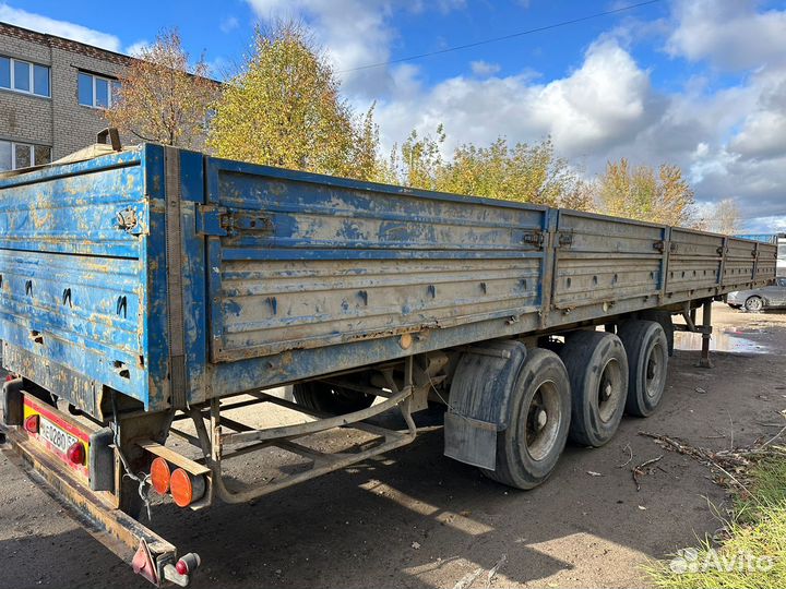 Полуприцеп бортовой МАЗ 933004, 2002