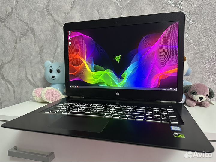 Игровой HP 17.3/GTX1050/16GB/SSD+HHD
