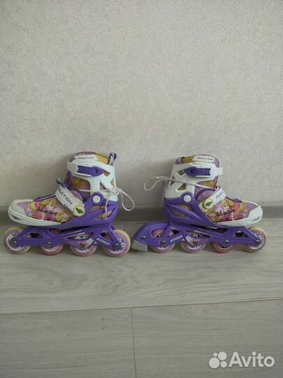 Роликовые коньки детские раздвижные