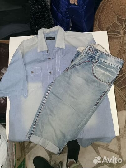 2 Пакета мужских вещей 46-48