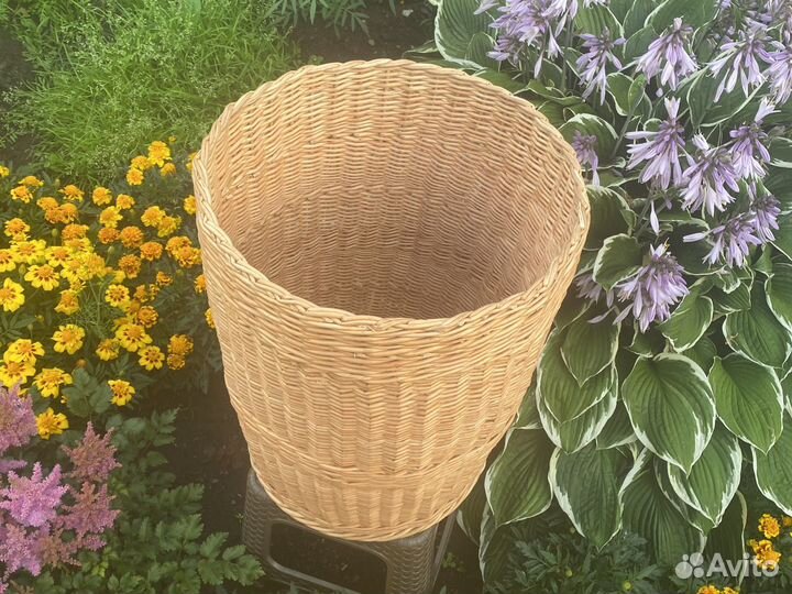 Корзина (кадушка) из ивовой лозы