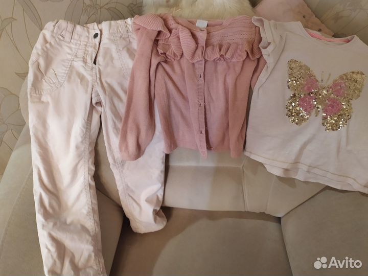 Много одежды для девочки-3-5лет