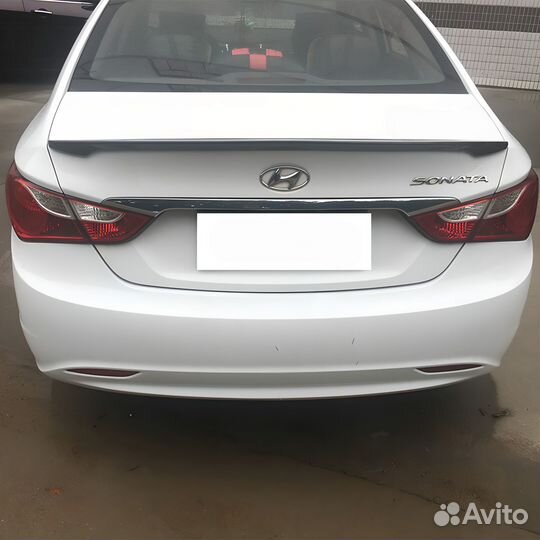 Hyundai sonata 6 спойлер черный глянец