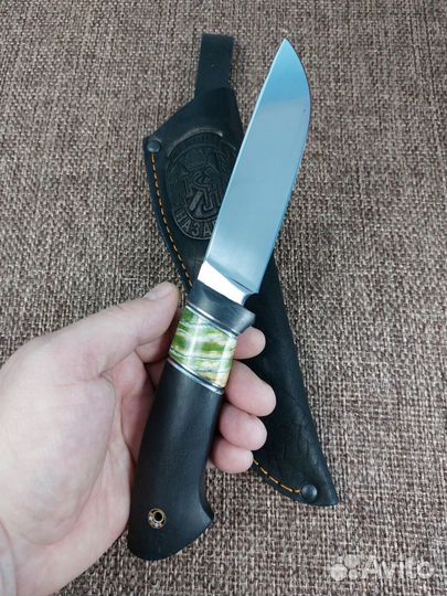 Нож Странник-2 Elmax рукоять карбон черный граб