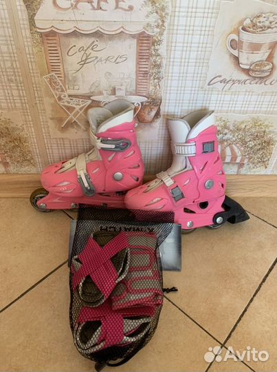 Ролики roces раздвижные для девочки