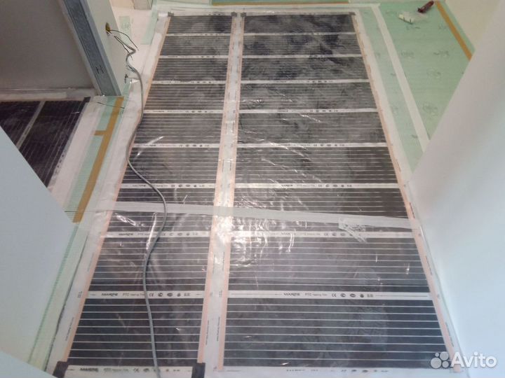 Теплые полы, теплые плинтуса. Монтаж, ремонт