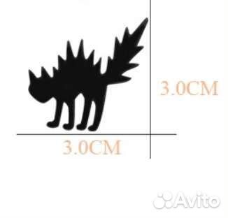 Значок Бешенный кот