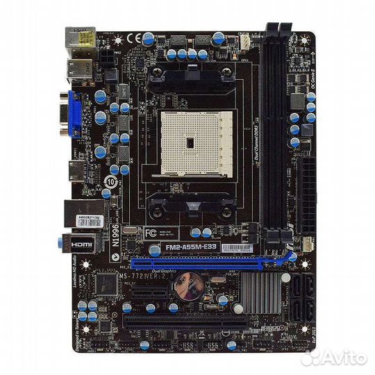 Материнская плата MSI FM2-A55M-E33 с процессором