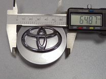 Заглушка литого диска Toyota D65mm штучно