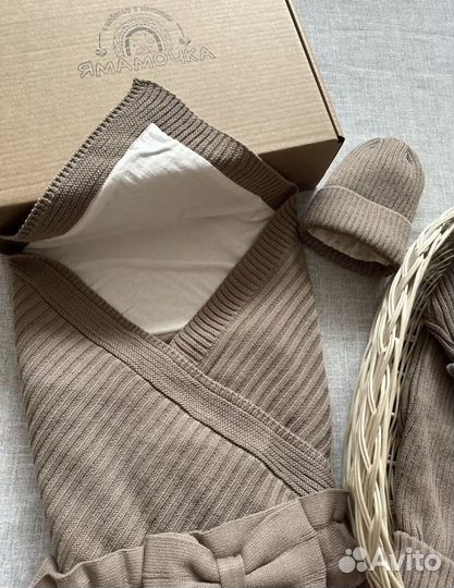 Комплект конверт на выписку весна - лето