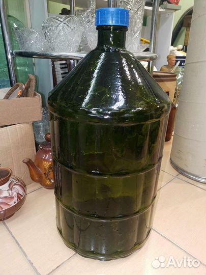 Бутылки Темно зелёные Толстостенные Стеклянные 20л